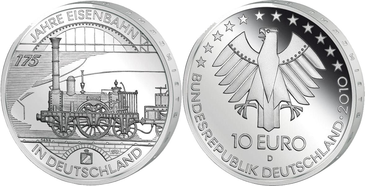 10 евро 2010, поезд