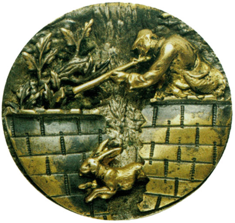 Знак Общества любителей охоты г.Або (ныне - г.Турку)