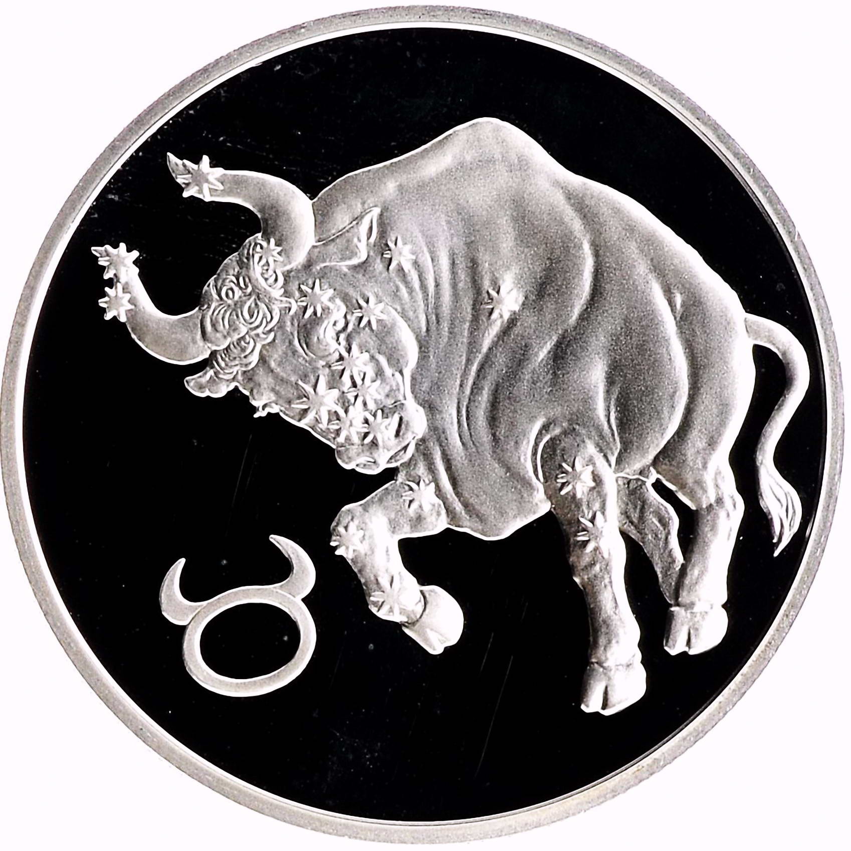 2 рубля 2003, СПМД, Телец Proof