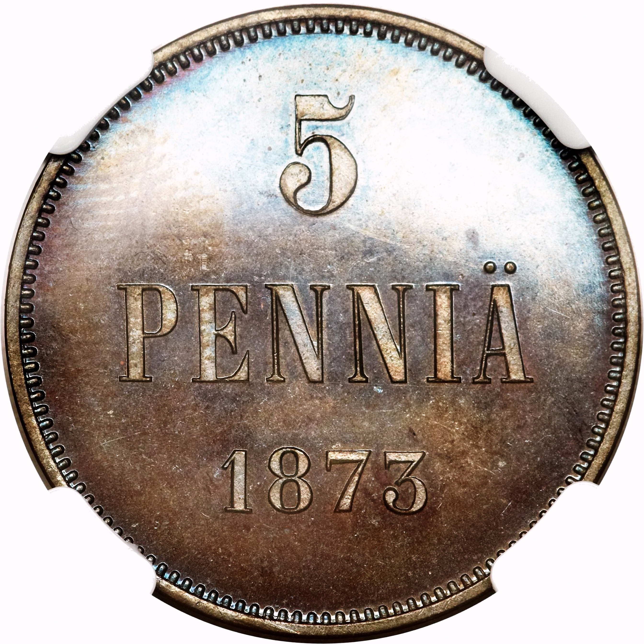 5 пенни 1873