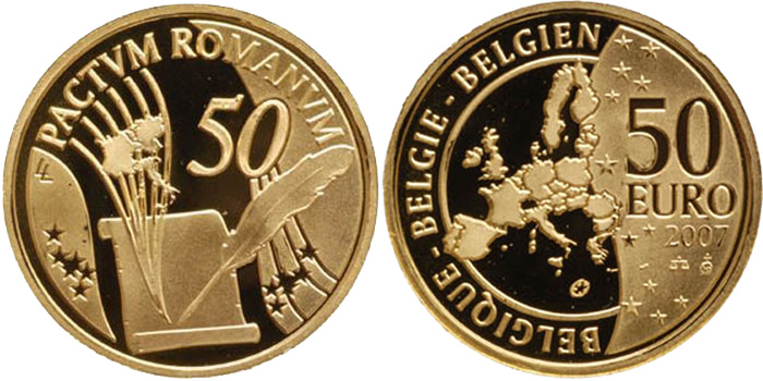 50 евро 2007, Римский договор [proof]