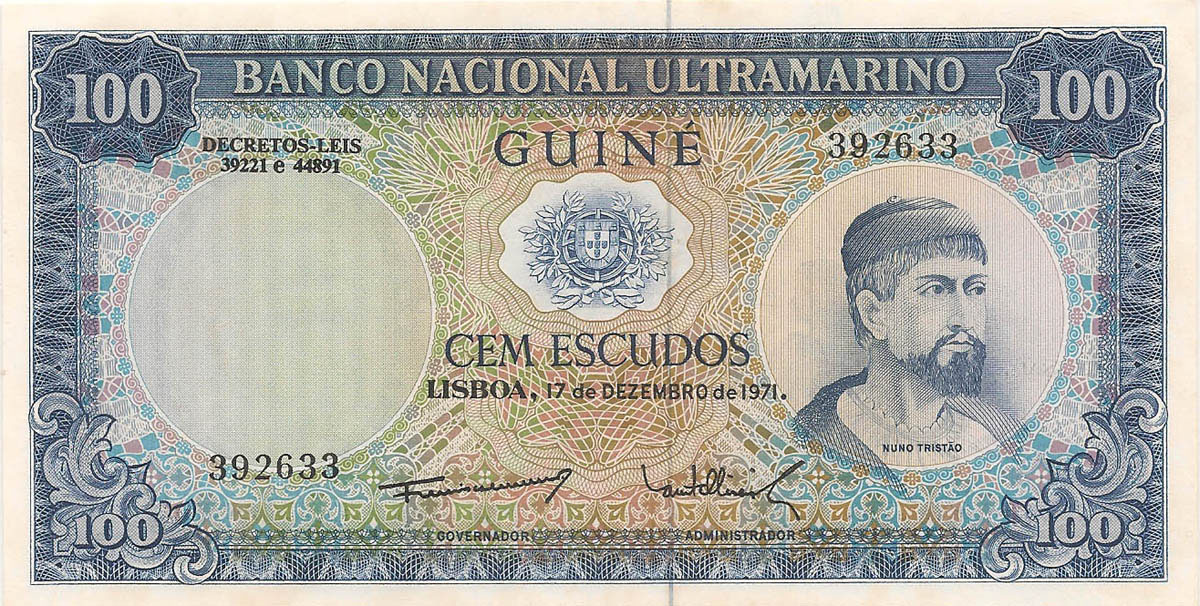 100 эскудо, 1971 год