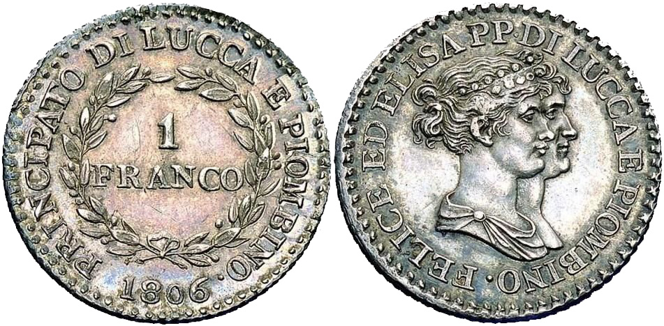 1 франк 1806